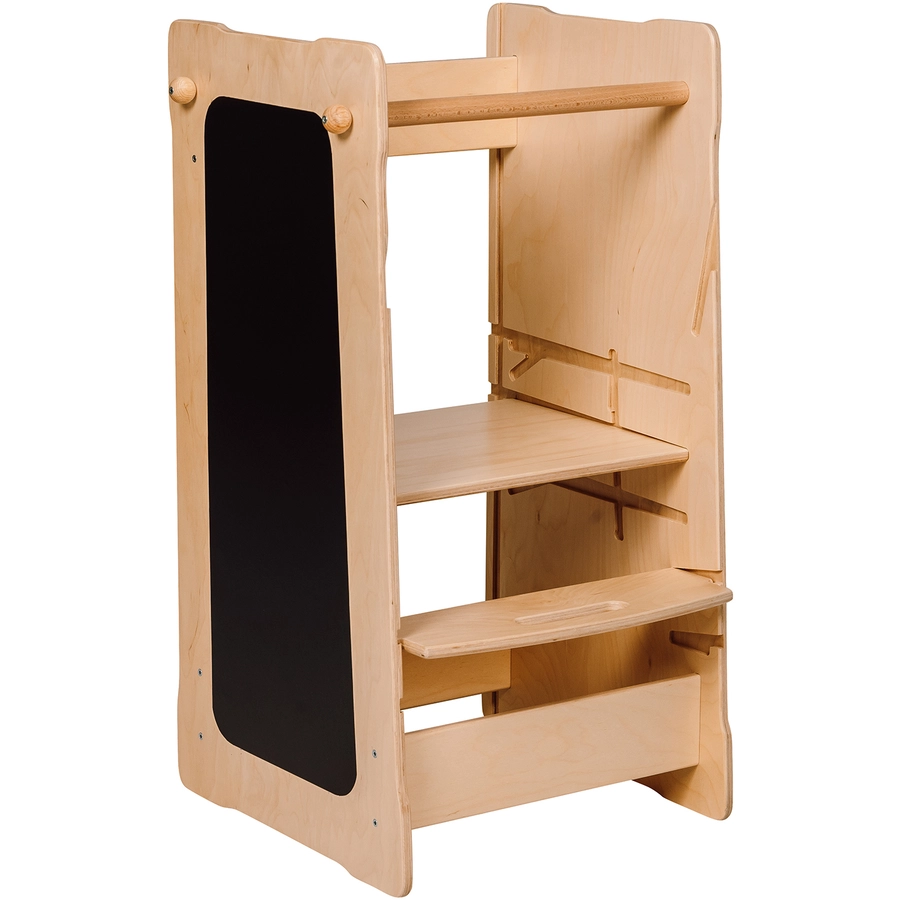 Montessori® Montessori® Lernturm XXL + BrettRutsche Montessori® Kindermöbel mehrfarbig