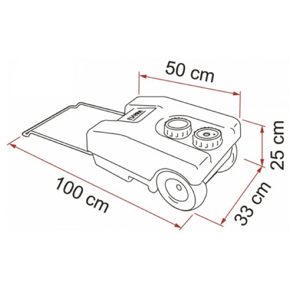 Réservoir ROLL-TANK 23 L FIAMMA