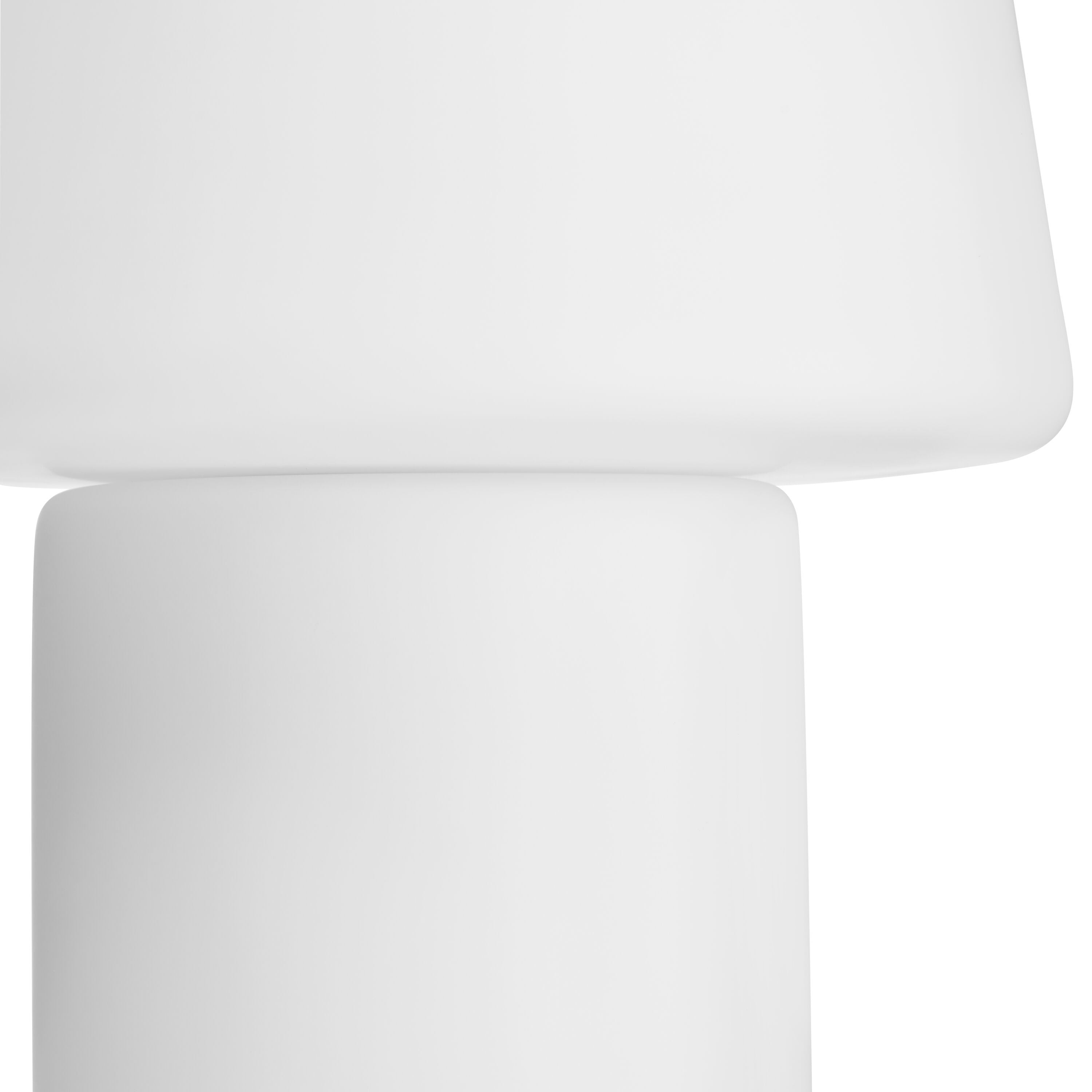 ARIANA Tischleuchte - Weiss / H: 25.0 cm x D: 17.0 cm