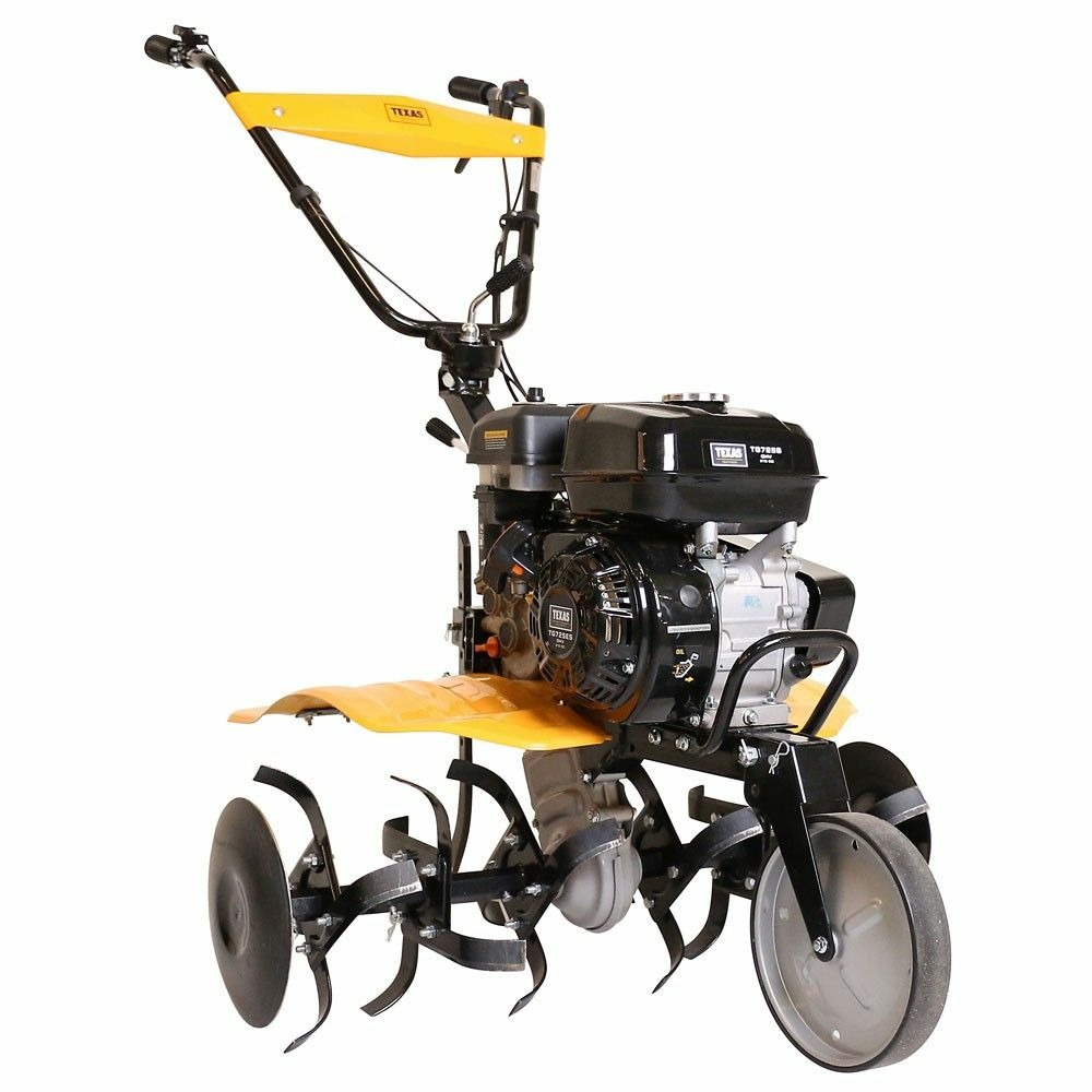 Motobineuse thermique 212cc 6 fraises boulonnés 2 av 1 ar texas fx815tg