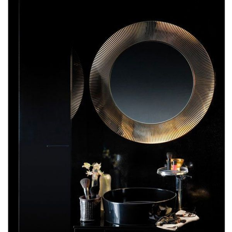 Kartell All Saints spiegel Ø78 oranje