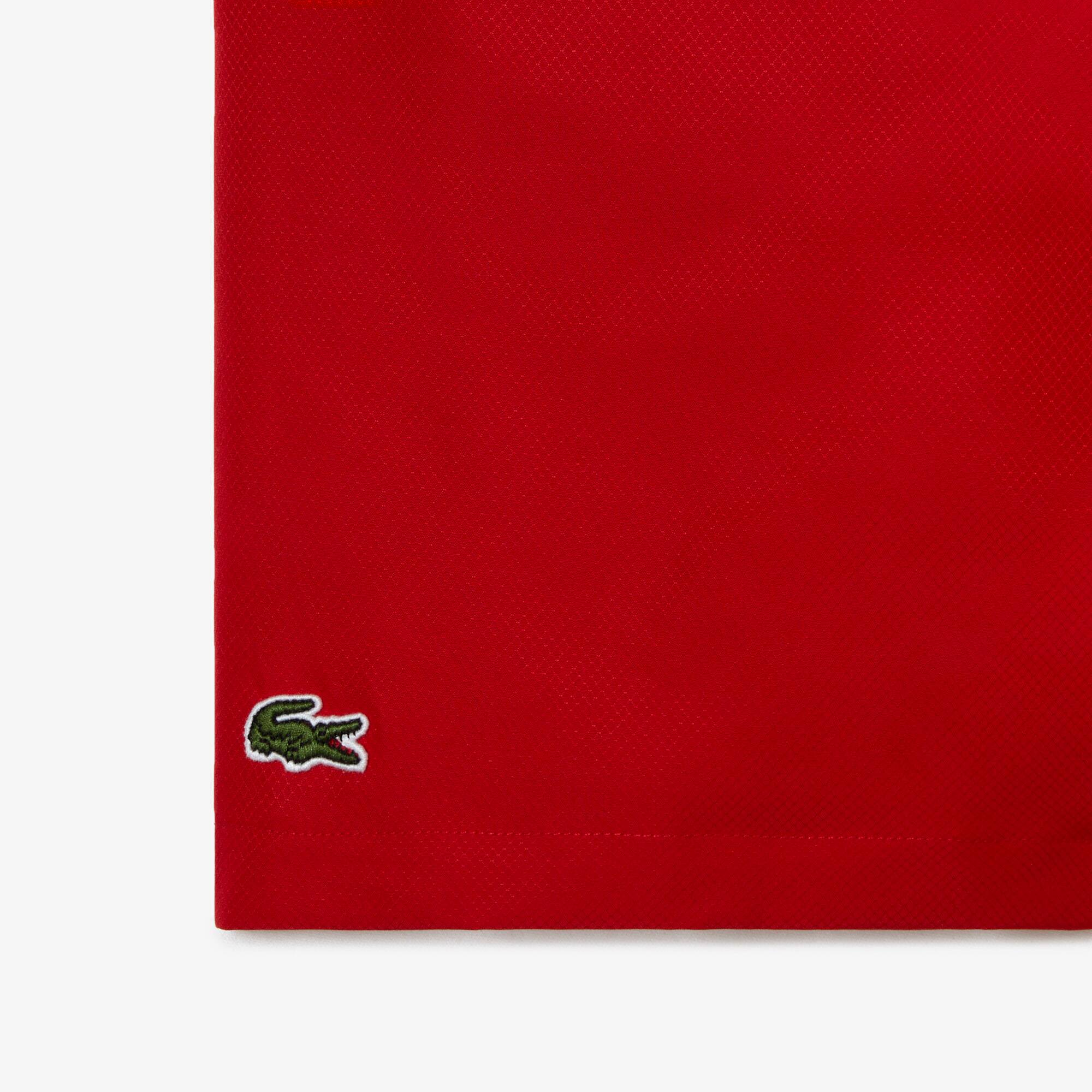 Jungen LACOSTE SPORT Shorts aus Diamant-Taft Hosen - Rot - Lacoste - Jungen