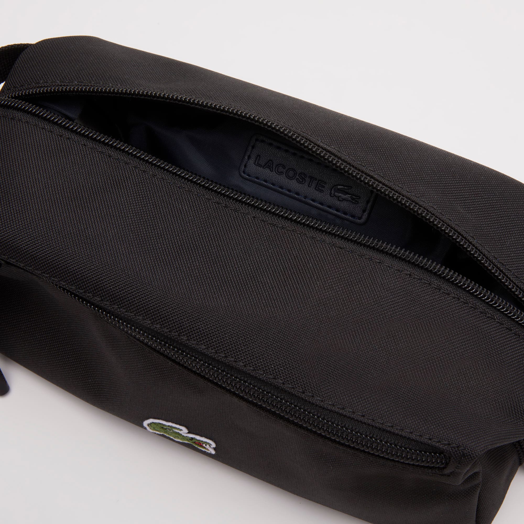 Trousse de toilette zippée unisexe avec poche sur le devant Trousse de toilette - Noir - Lacoste - Unisex