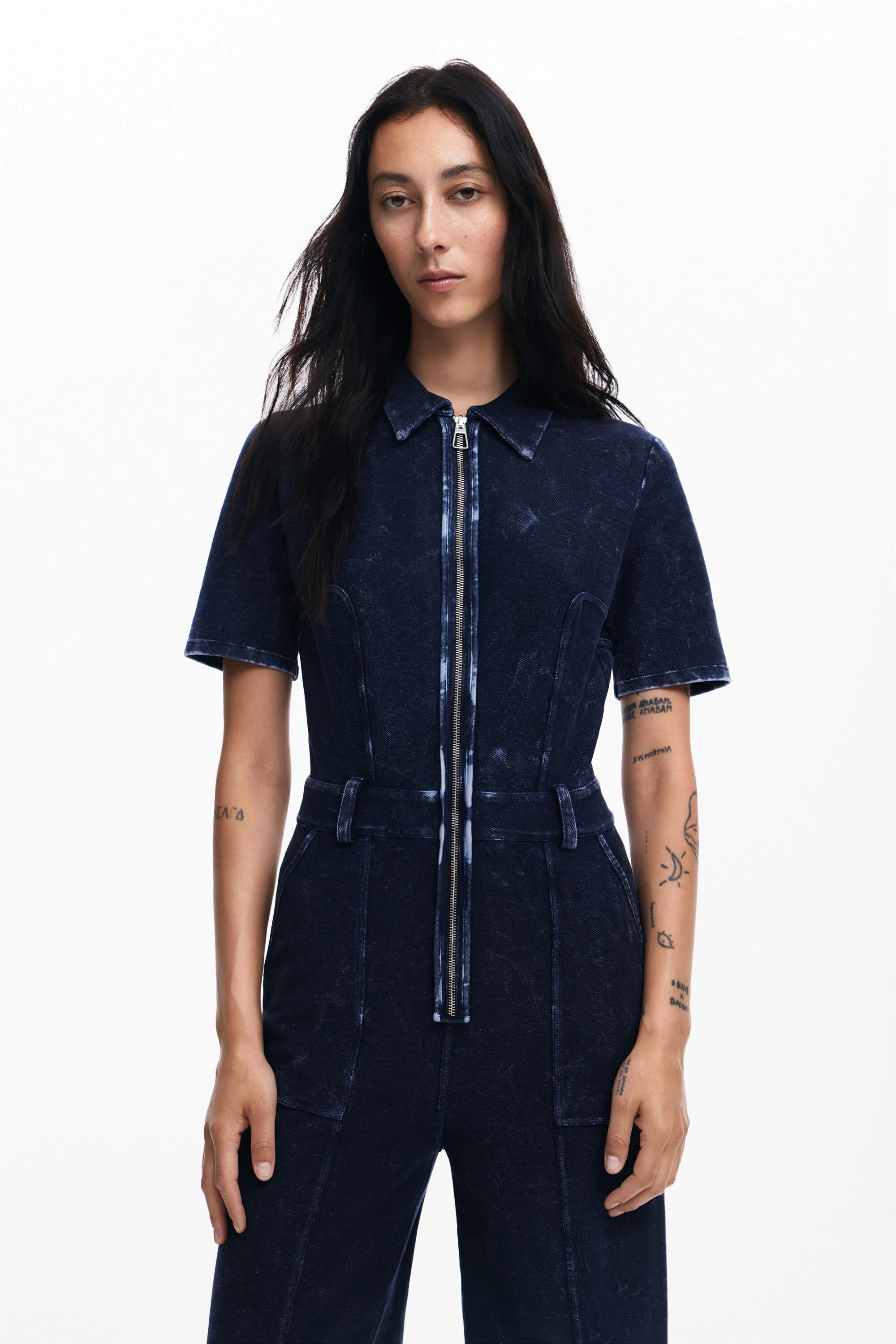 Mono denim efeito