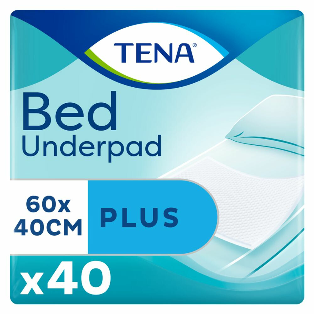 4x TENA Bed Onderlegger Plus 60 x 40 cm40 stuks