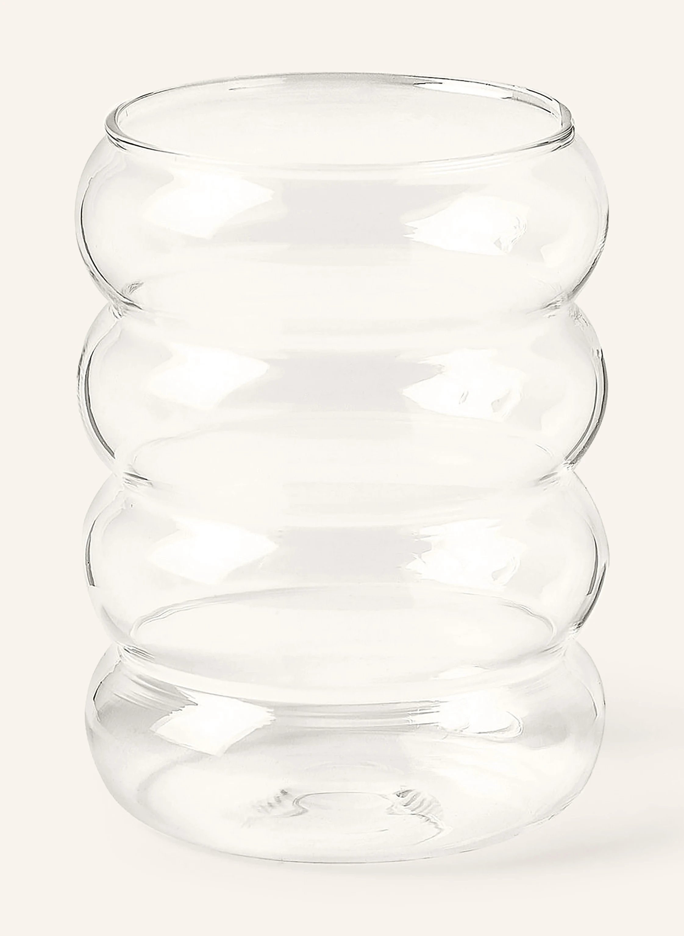Westwing Collection 4er-Set Wassergläser BUBBLY