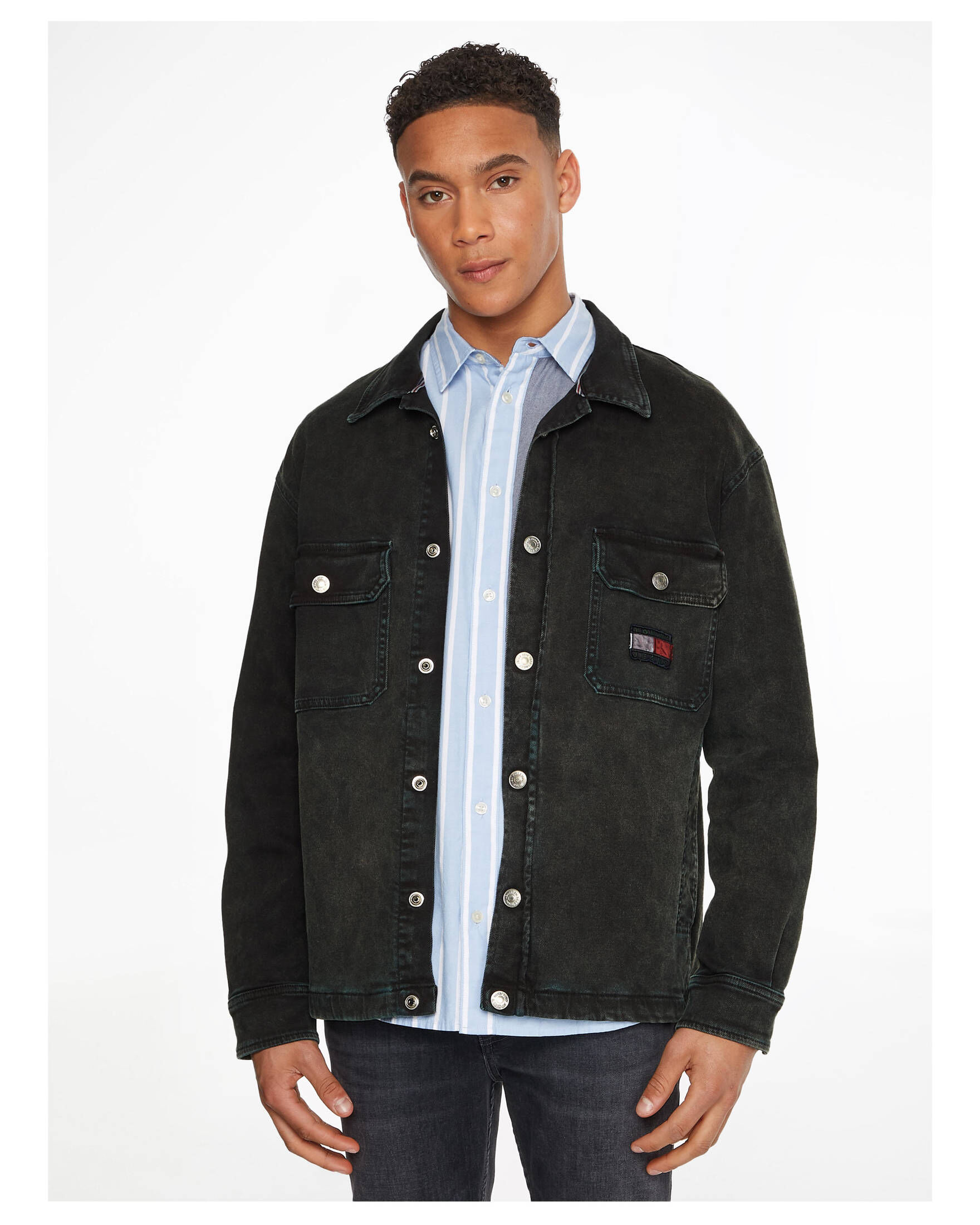 Tommy Jeans| Herren Jeans-Hemdjacke