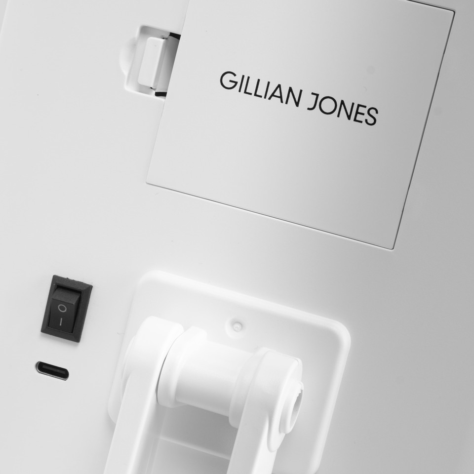 Gillian Jones - Makeup Spejl med Hjerte-LED-lys & Touch Funktion Hvid