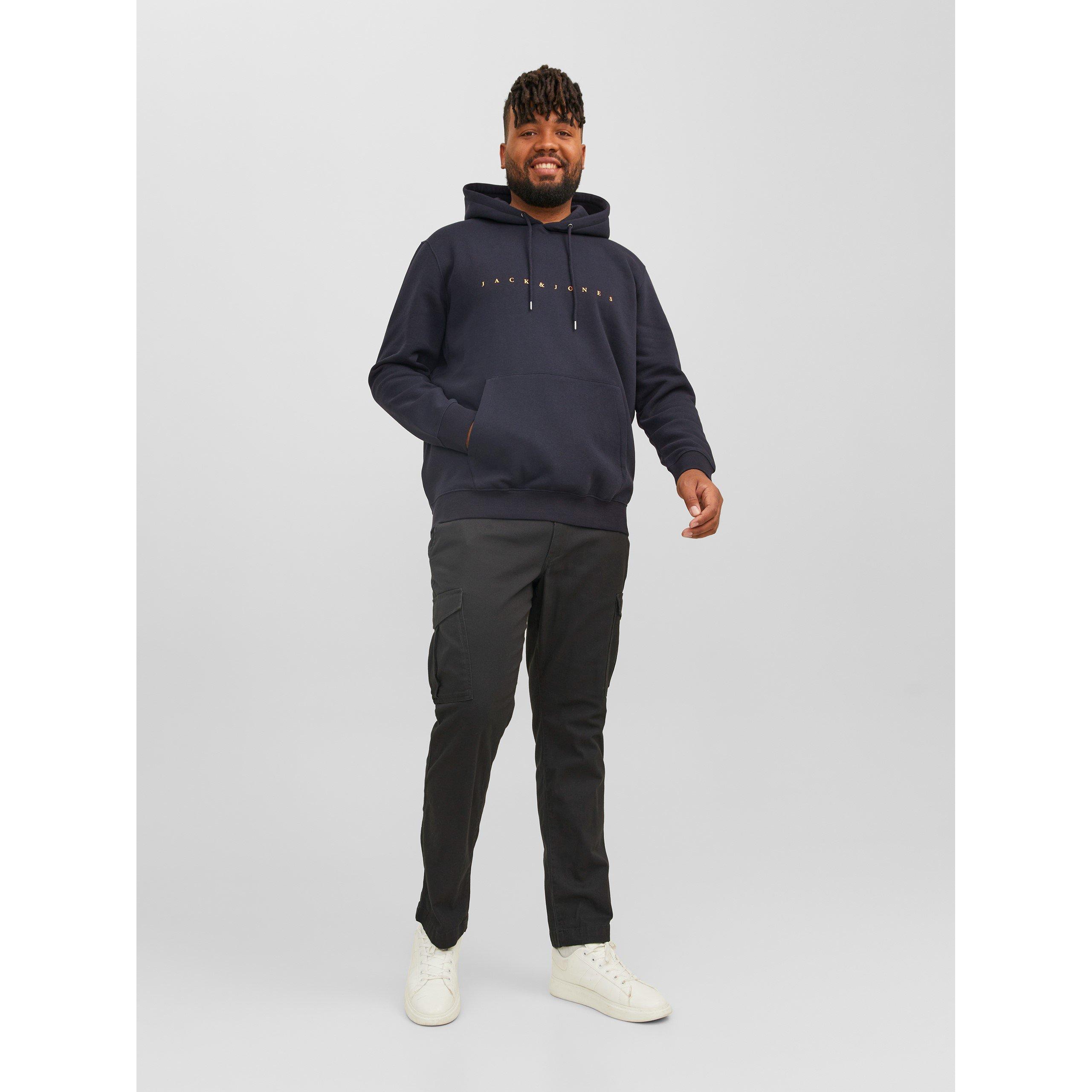 Jack and Jones Jack Star Sweat Hoodie Mens Plus Size
