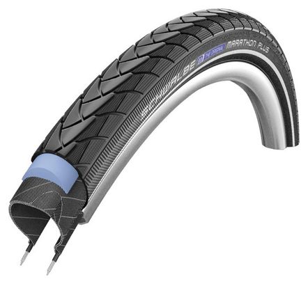 SCHWALBE Pneu MARATHON Plus HS 440 Twin Skin Reflective 27.5'' Rigide