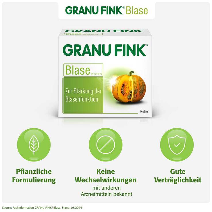 Granu Fink Blase Hartkapseln, 50 St