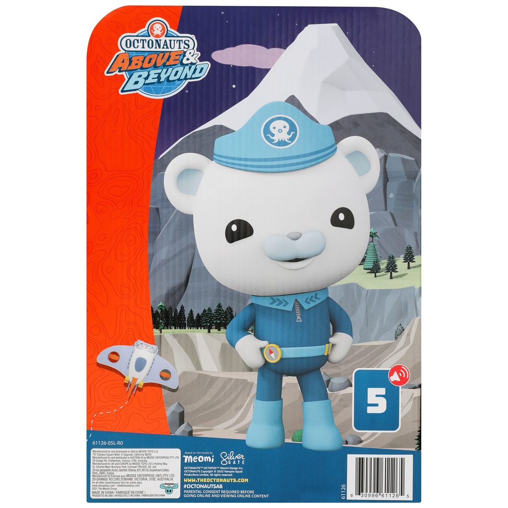Octonauts Above & Beyond Soundeffekte Plüschtier Captain Barnacles