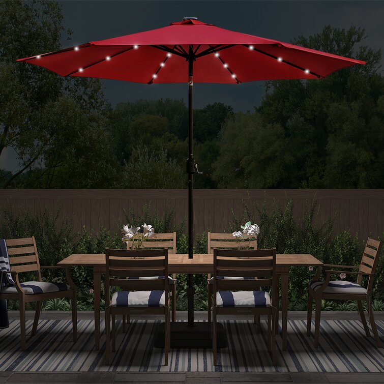 Yolanda 108'' Lighted Market Umbrella