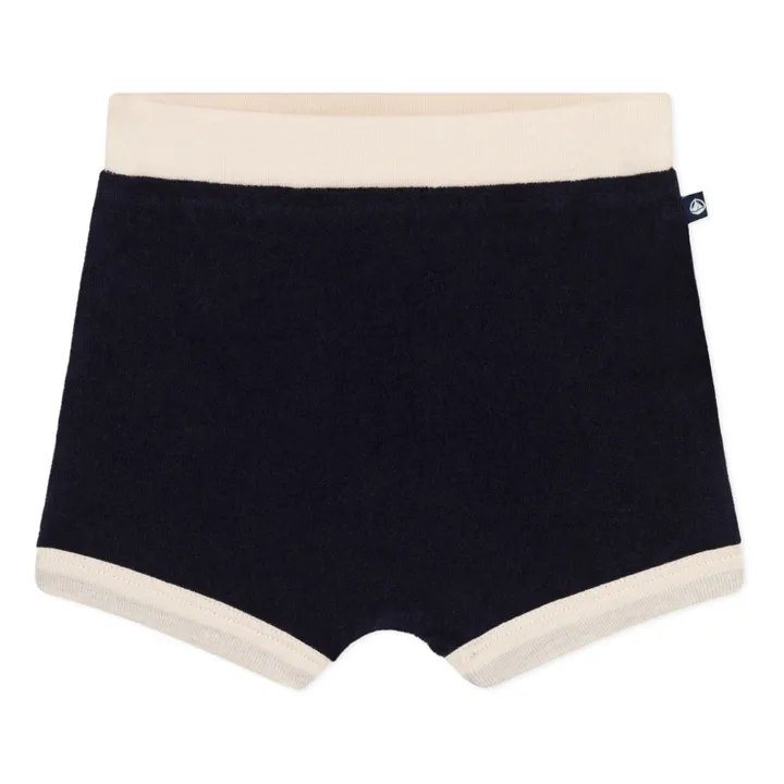 Petit Bateau Short Marketing Eponge | Bleu marine