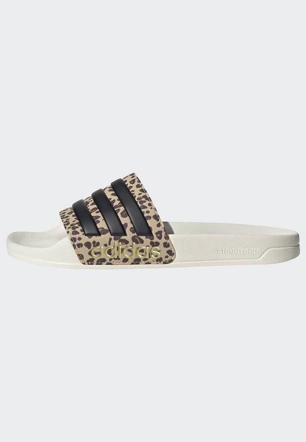 ADIDAS PERFORMANCE Muiltjes 'Adilette Shower' beige bruin goud zwart wit