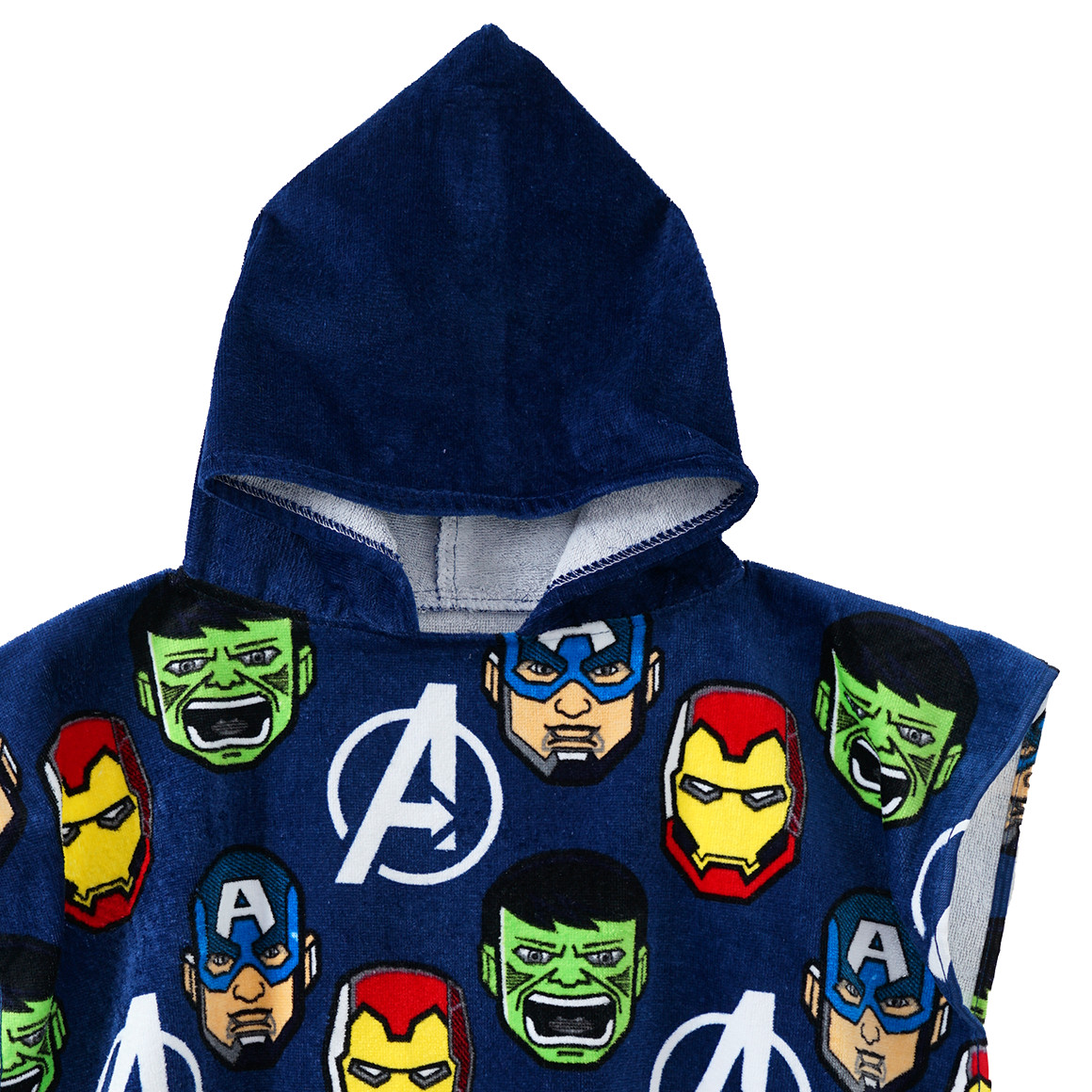 MARVEL Avengers Badeponcho aus Frotteevelours dunkelblau