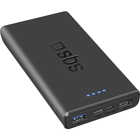 SBS powerbank 10.000mah - sort