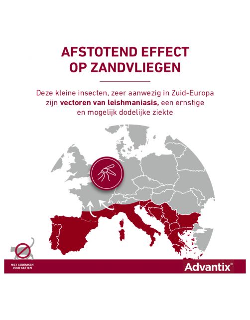 Advantix Spot On 40 0.4 ml - Anti vlooien en tekenmiddel
