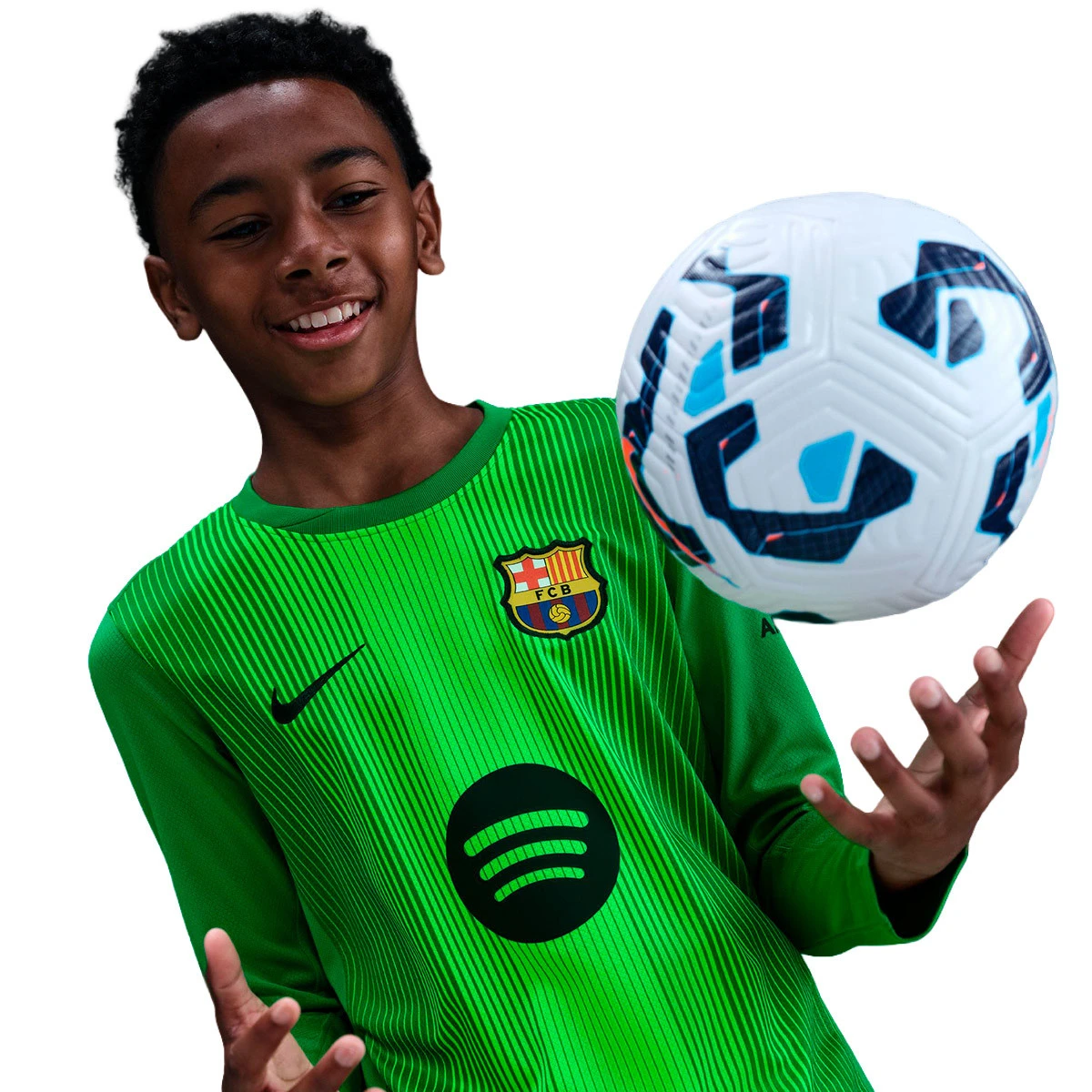 Camisola Nike FC Barcelona Primeiro Equipamento Guarda-redes M/L 2025-2026 Criança