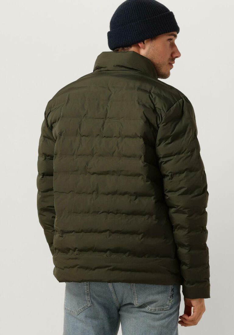 SELECTED HOMME donkergroene selected homme gewatteerde jas slhbarry quilted jacket b noos