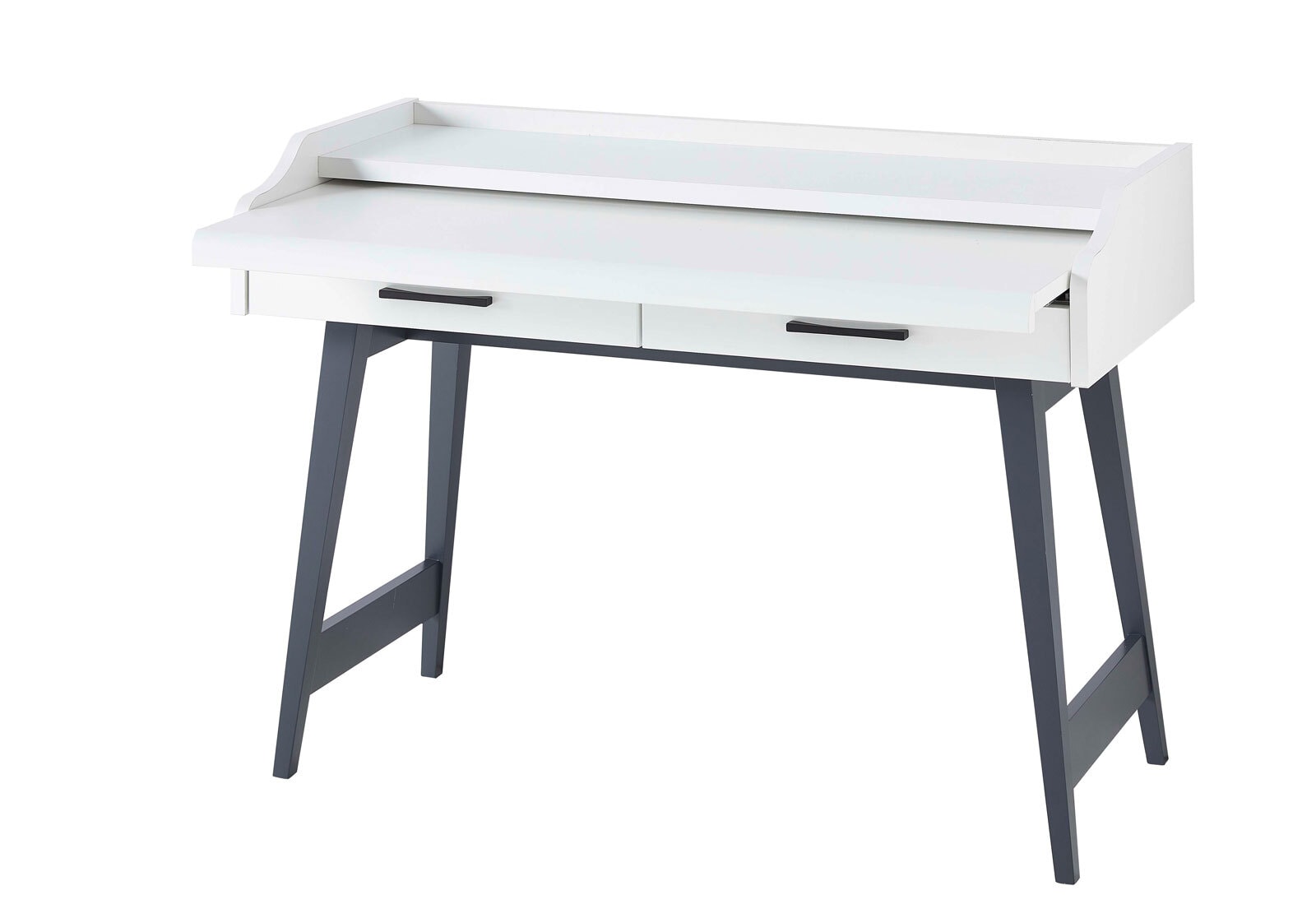 Schreibtisch Inno4Home 120x50 cm grau/weiß
