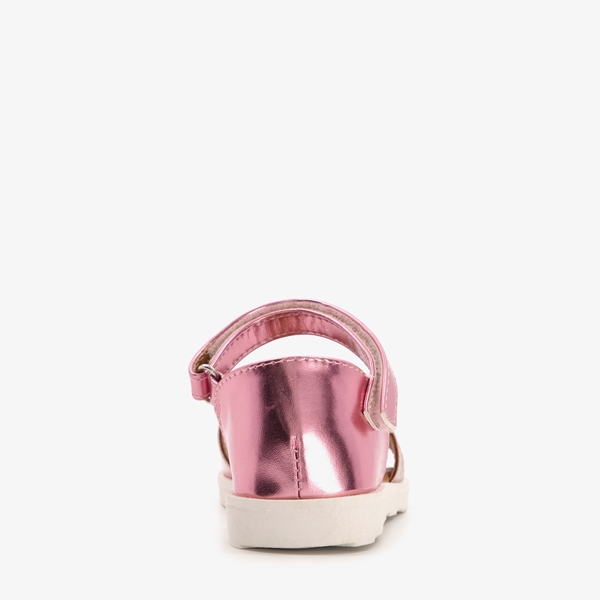 Blue Box meisjes sandalen roze metallic