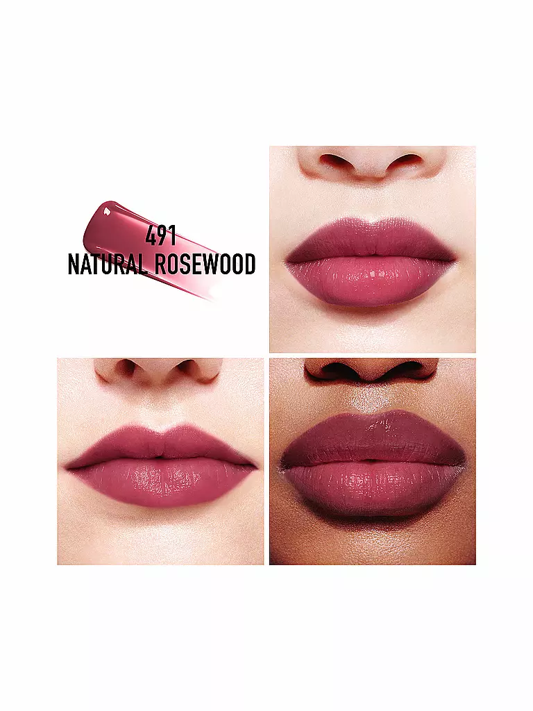DIOR Lipgloss - Dior Addict Lip Tint ( 491 Natural Rosewood )  braun