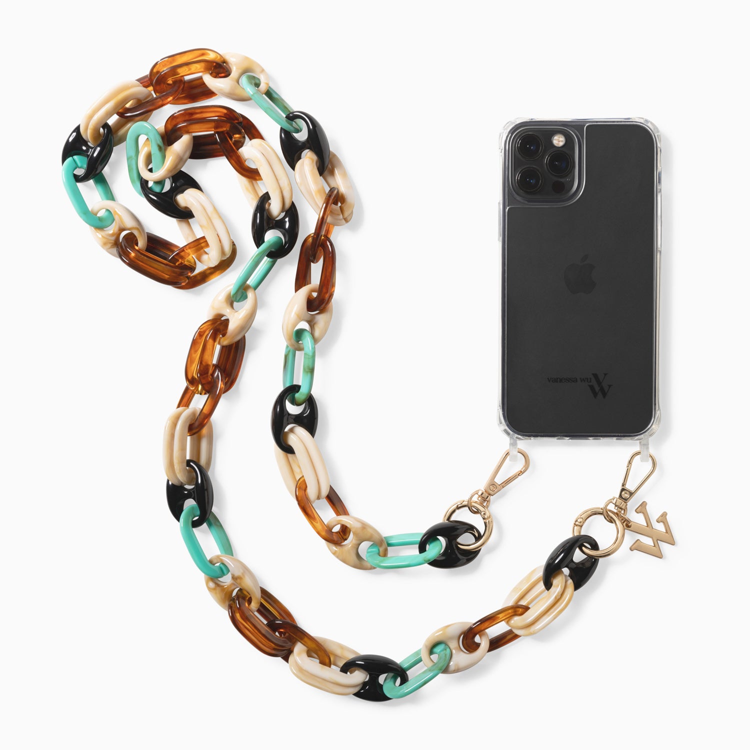 Chaînes de téléphone-Chaîne de téléphone Noemie multicolore