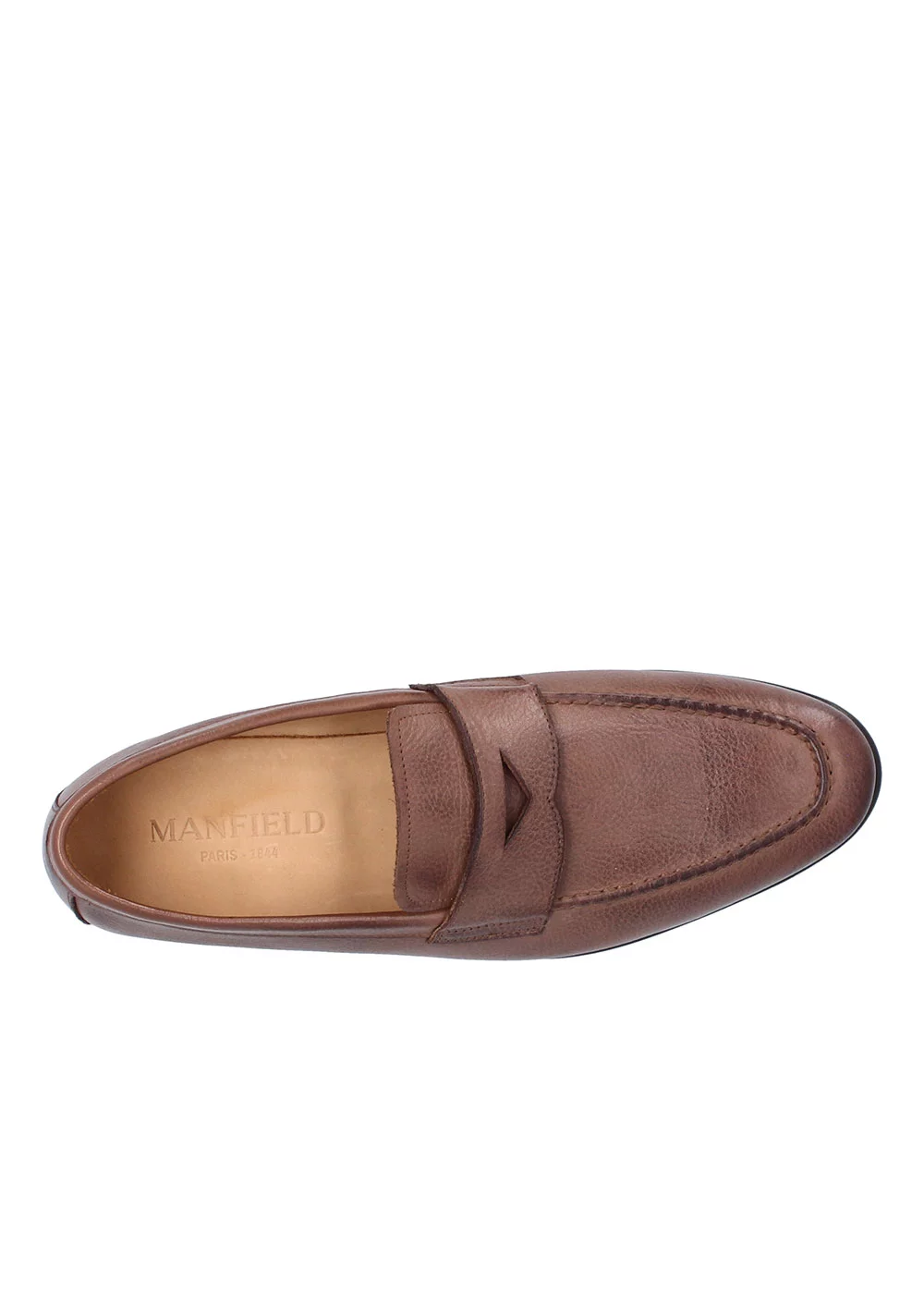 MOCASSIN VITALE CUIR COGNAC