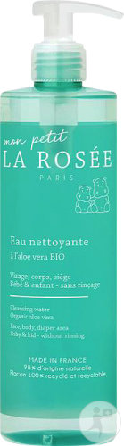 La Rosée Mon Petit Eau Nettoyante À L'Aloe Vera Bio Bébé Et Enfant Flacon Pompe 400ml
