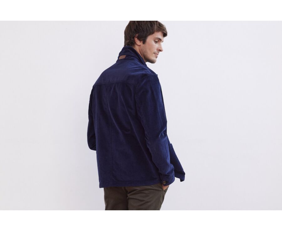 Veste velours homme Bleu Indigo - FIDÉLIEN