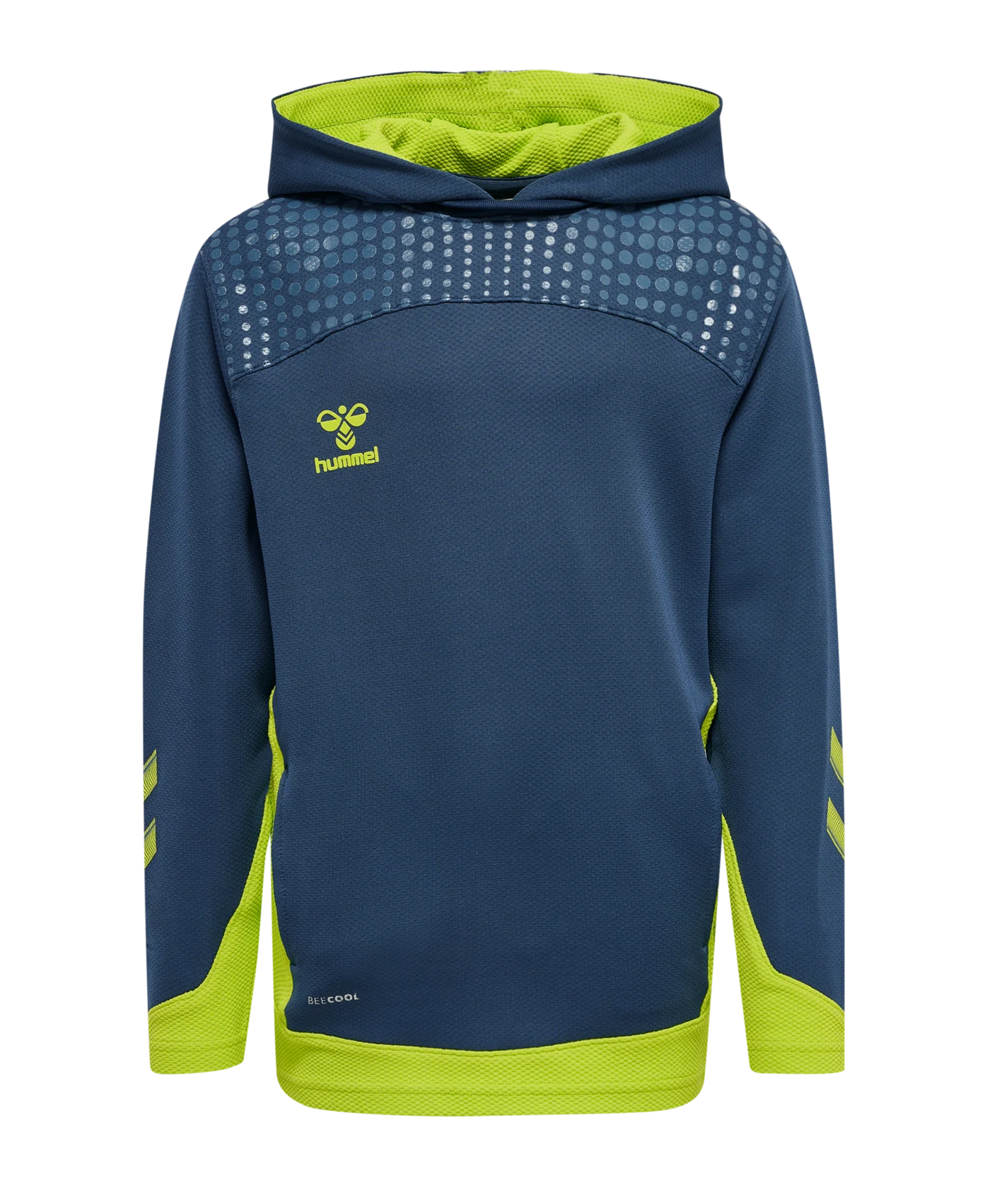Hummel hmlLEAD Poly Hoody Kids Blau F7642