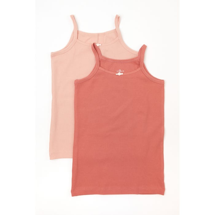 inSua-Kids 2-pack bio cotton top ribbel - InSua