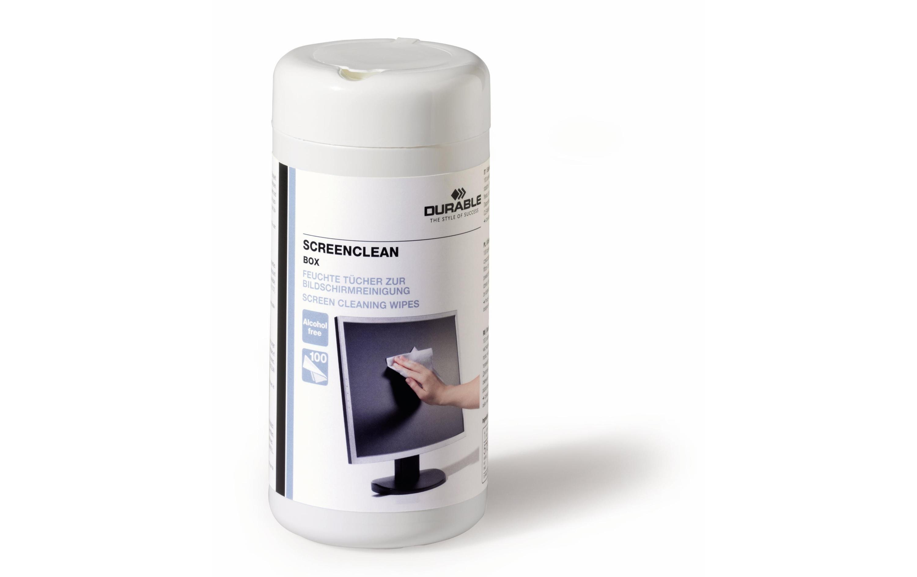 Bildschirmreinigungstücher Screenclean Box 100 StückReinigungstücher