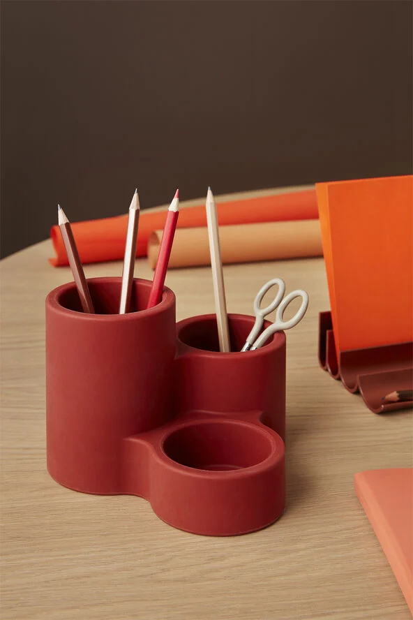 Spring Copenhagen Circles, rubinrød Ruby red