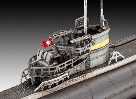 Revell - German Submarine Type Vii C/41 Ubåd Byggesæt - 1:350 - Level 4 - 05154