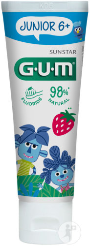 Gum Junior Gel Dentifrice +6 Ans Tutti Frutti Tube 50ml (3004)