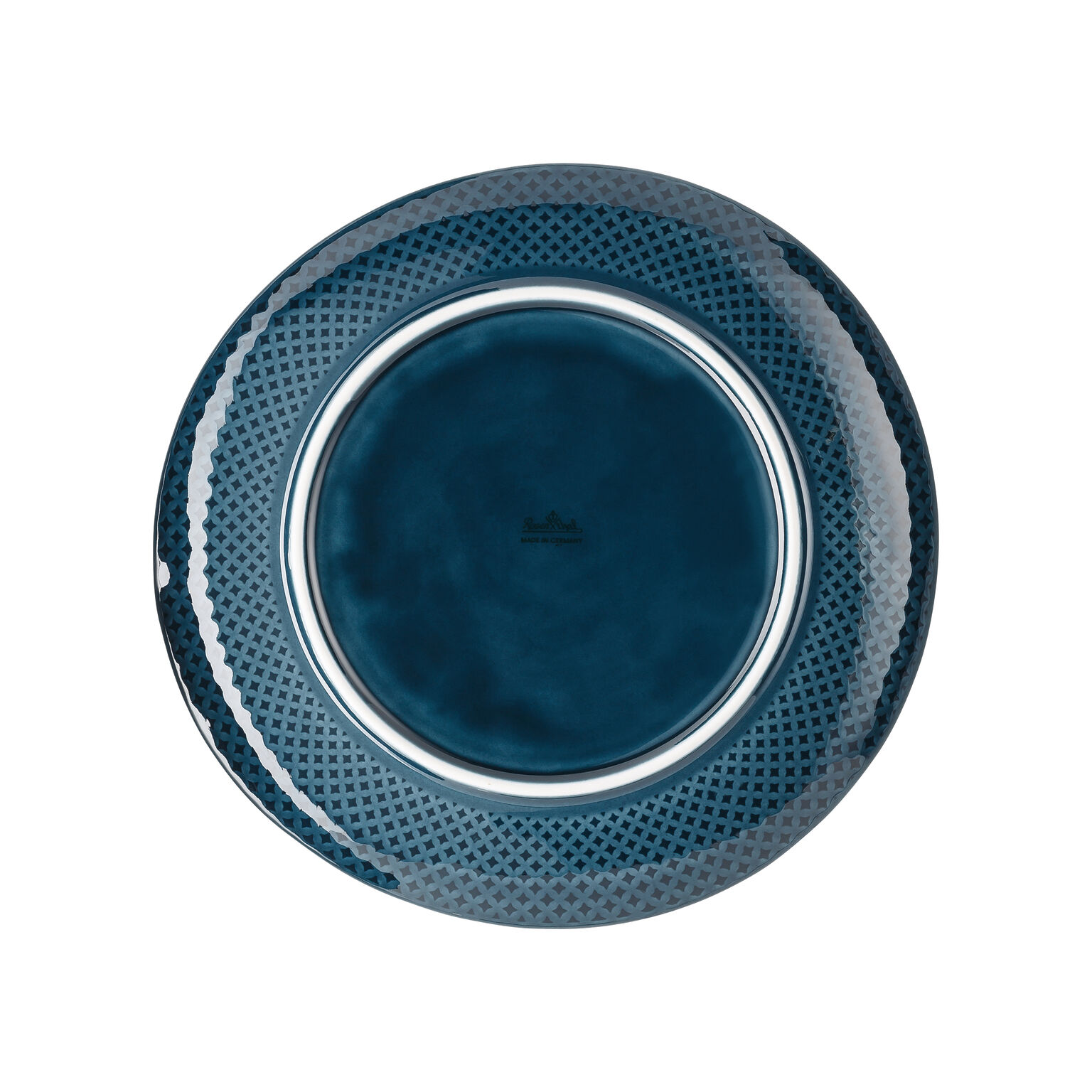 Junto Ocean Blue Teller 27 cm flach