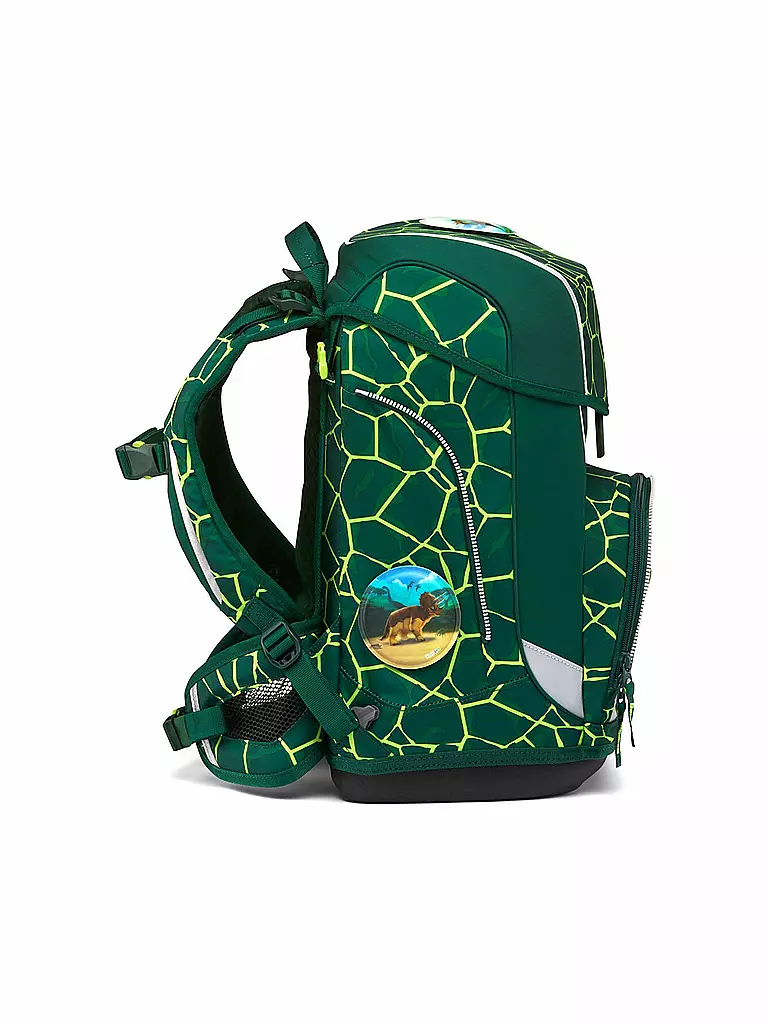 ERGOBAG Schultaschen Set Cubo Light 6tlg BärRex dunkelgrün
