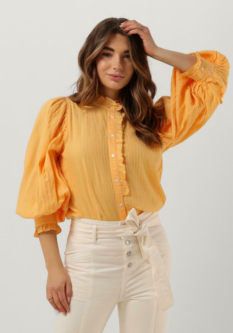 ANTIK BATIK oranje antik batik blouse yvonne blouse
