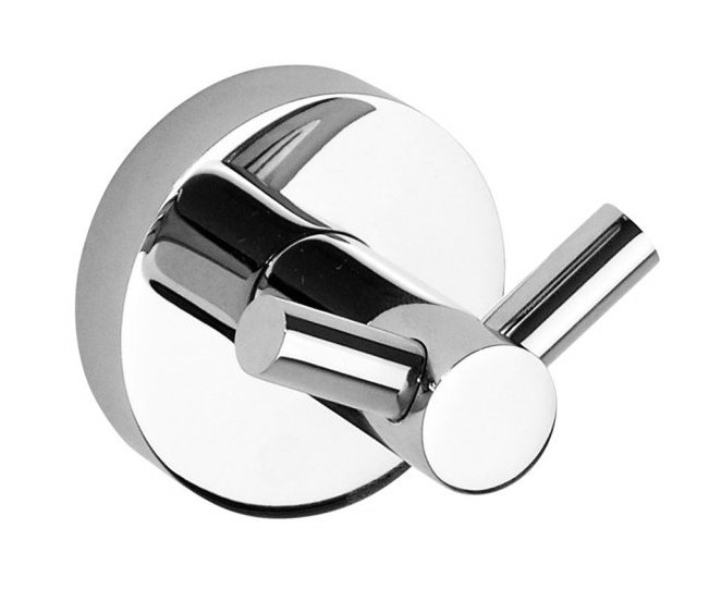 Sapho X-Round dubbele haak chroom