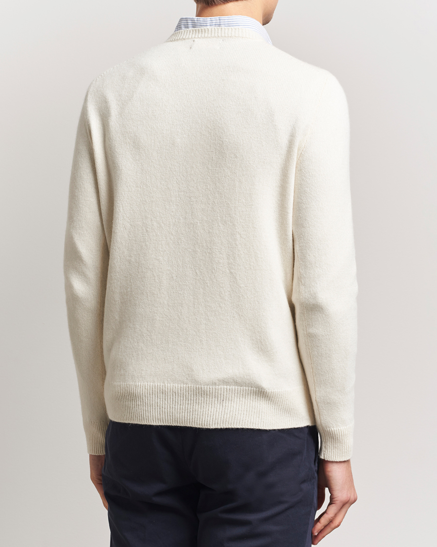 Polo Ralph Lauren Cotton/Wool Pullover Andover Cream