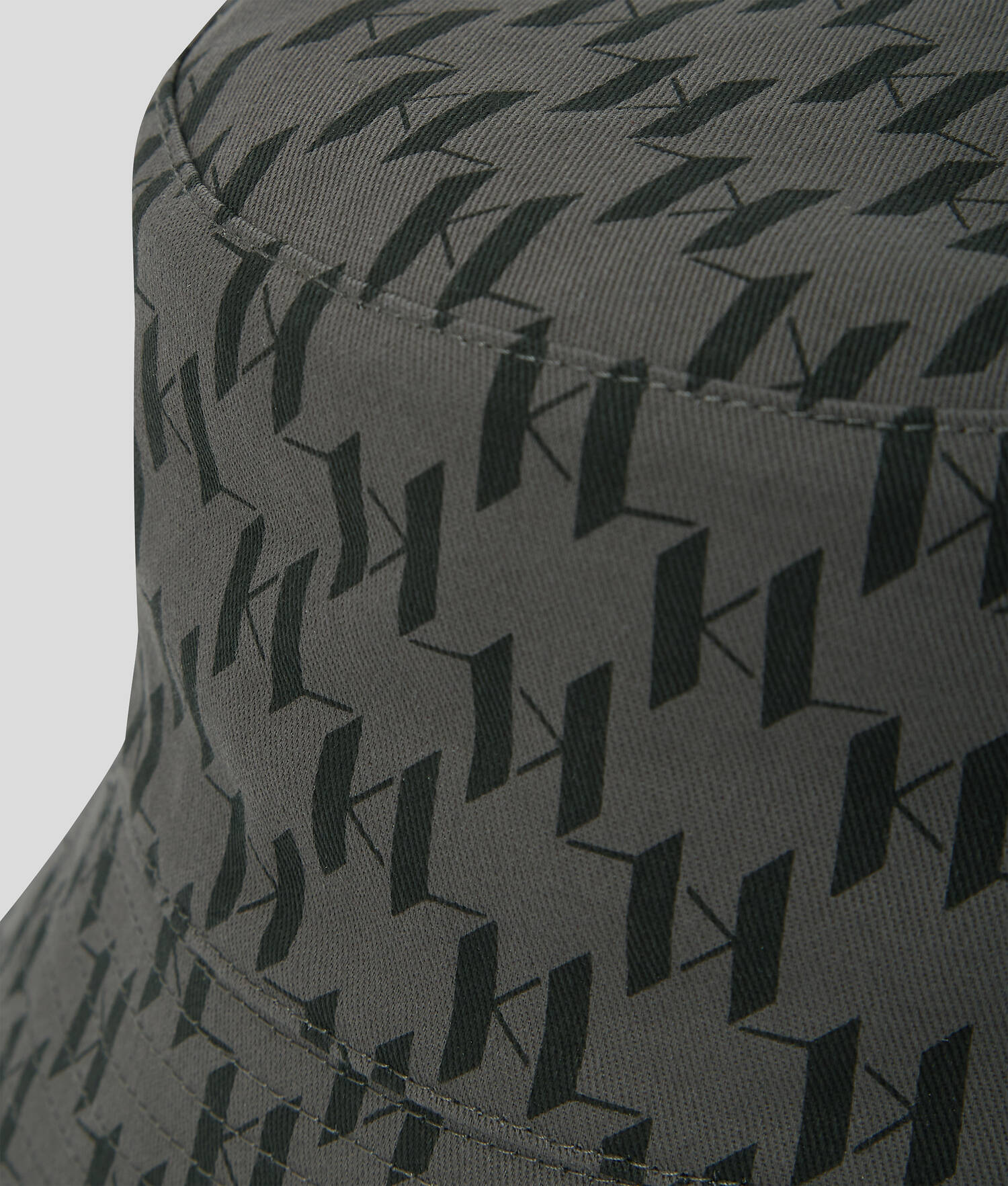 BOB REVERSIBLE KL MONOGRAM - Noir/Gris