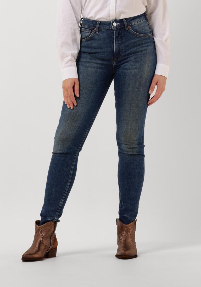 SCOTCH & SODA blauwe scotch & soda skinny jeans haut skinny jeans - solar blue