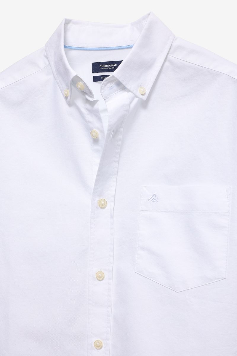 CAMISA BÁSICA OXFORD COM BOLSO