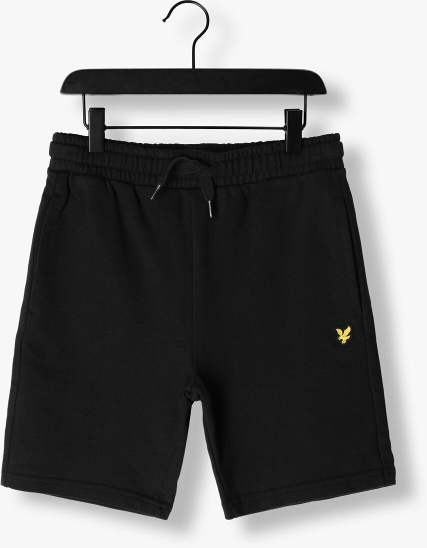 LYLE & SCOTT zwarte lyle & scott korte broek classic sweat short