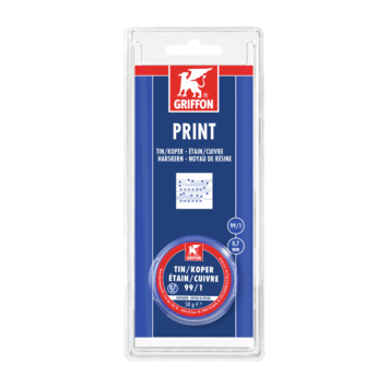 Griffon printsoldeer 0.7 mm tin/koper 50 gram