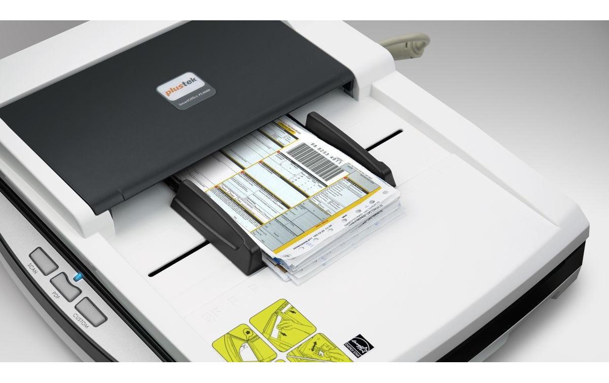 Dokumentenscanner PL4080<br>Kombination aus Flachbett- und ADF-Scanner