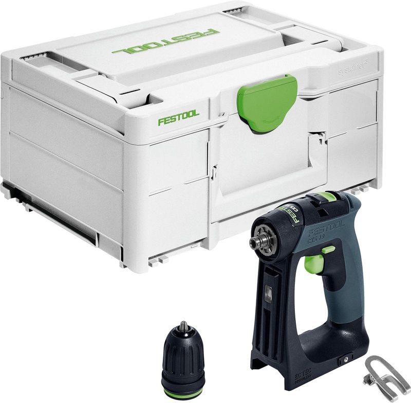 Festool CXS 18-Basic Accu Schroefboormachine 18V Basic Body in Systainer - 576882