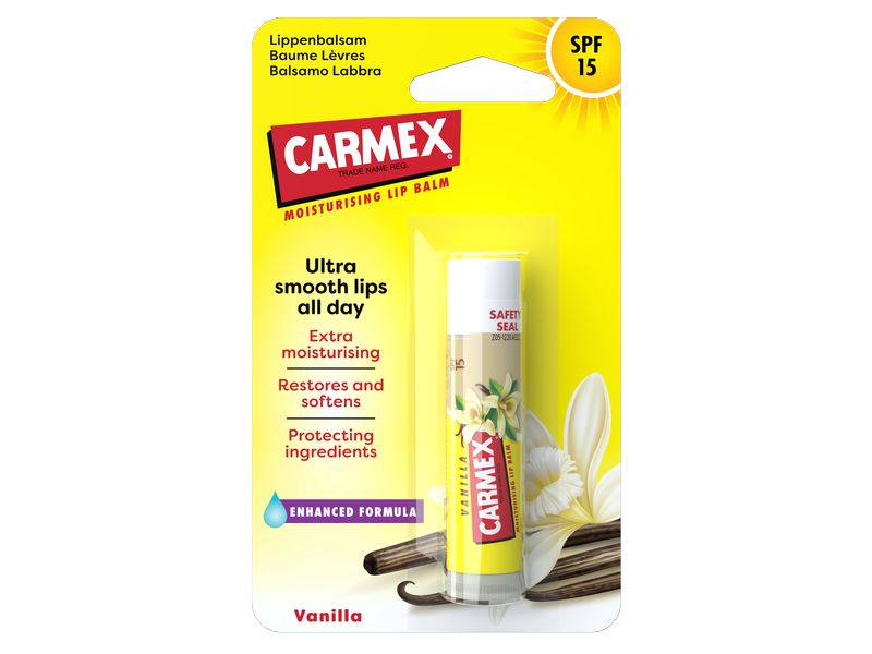 Carmex Lippenpomade Premium LSF 15 4.25 g Lippenpflege Vanille mit Lichtschutzfaktor